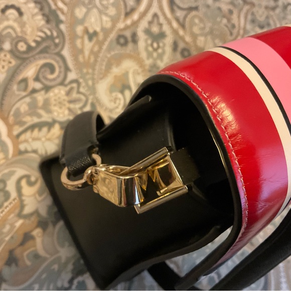 NWOT Rare Kate Spade Ma Cherrie Cafe Leather Satchel Bag - Picture 10 of 16